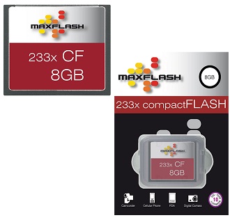 MAXFLASH CF 8GB 233x